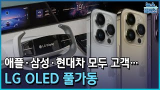 애플·삼성·현대차 모두 고객…LG OLED 풀가동/한국경제TV뉴스