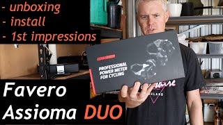 Assioma Duo Power Meter Unboxing and First Impressions