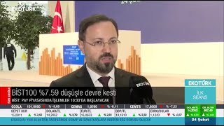DAP Gayrimenkul Geliştirme YKB Ziya Yılmaz, Borsa İstanbul Gong Töreni Röportajı - EkoTürk Tv