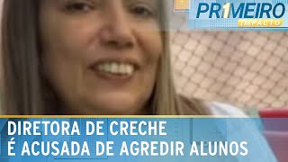 Diretora de creche acusada de agressão é confrontada por mãe de aluno | Primeiro Impacto (18/02/25)