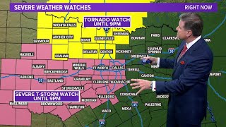 Live DFW weather radar: Tracking severe storm chances throughout the evening of Monday, April 1