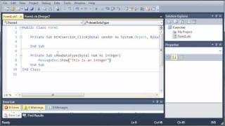 Visual Basic Tutorial - 47 - Coercion