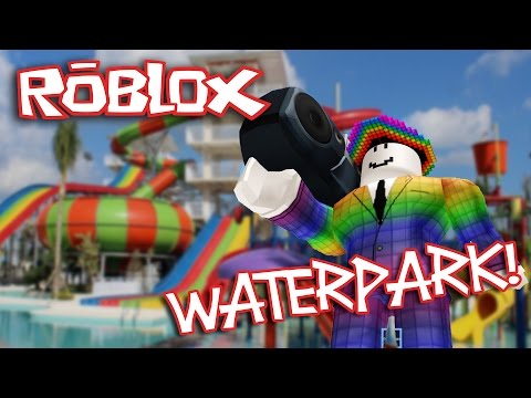 Roblox Water Slides Robloxian Waterpark Playithub Largest - roblox water slides robloxian waterpark playithub largest videos hub