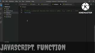 Write a JavaScript function that reverse a number.#javaprogramming #javascript - lecture- 01