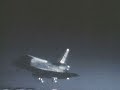 Shuttle Night Landing at Edwards Air Force Base