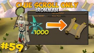 I caught 1000 Crystal Implings for elite clues - Clue Scroll Only Ironman #59