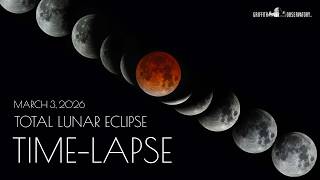 TOTAL LUNAR ECLIPSE TIME LAPSE | ONE MINUTE | MARCH 3, 2026