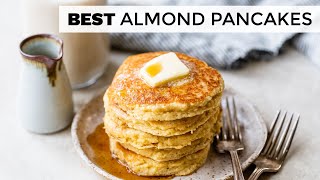 EASY ALMOND FLOUR PANCAKES | fluffy, Keto breakfast
