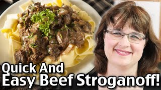 Quick And Easy Beef Stroganoff And 5 Easy Ways To Save Money Fast!