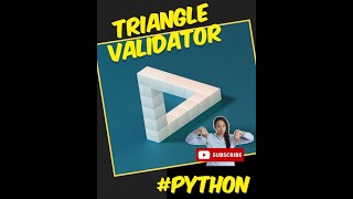 Triangle Validator program With The Help of Python || #python #programming @himanshubaretha1