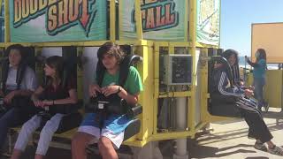 Double shot ride at Santa Cruz beach Boardwalk