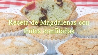 Receta de magdalenas rellenas de frutas