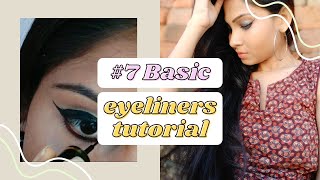 How to Apply Eyeliner Perfectly |#7 Easy Eyeliners Style Tutorial For Beginners | Eyeliner Hacks