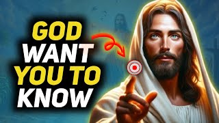 GOD SAYS : Do you know what  | God message Today | Gods message | God message hub