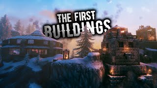 Valheim : The Buildthrough : Ep38 Building a Mountaintop Village!