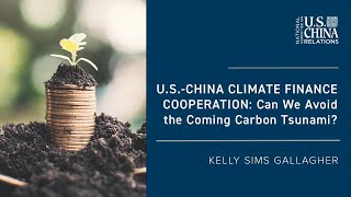 U.S.-China Climate Finance Cooperation: Can We Avoid the Carbon Tsunami? | Kelly Sims Gallagher