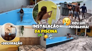 A PISCINA DA CASA DE PRAIA + DECORAÇÃO DOS QUARTOS🤩 MILE Steffani