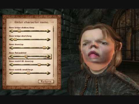 Oblivion Character Creation Youtube Oblivion Character Creation Youtube