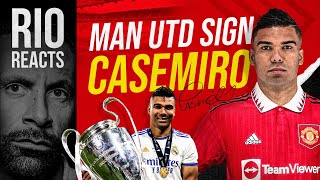 Rio Reacts - Manchester United Sign Casemiro from Real Madrid! €60,000,000