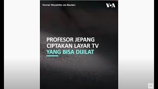 Profesor Jepang Ciptakan Layar TV yang Bisa Dijilat