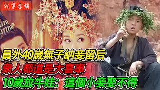 員外40嵗無子納妾留后，衆人都道是大喜事，10嵗放牛娃：這個小妾娶不得 | 民間故事 | 故事當舖