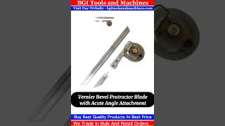 Vernier Bevel Protractor Blade with Acute Angle Attachment #youtubeshorts #shorts #short