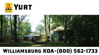 360 Tour of the Yurts at Williamsburg / Busch Gardens Area KOA