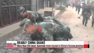 More than 360 dead after earthquake in China's Yunnan Province