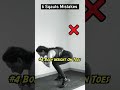 STOP Doing Squats Like This (SAVE YOUR JOINTS!) | Learn Squat | Squat Mistake #shorts #youtubeshorts