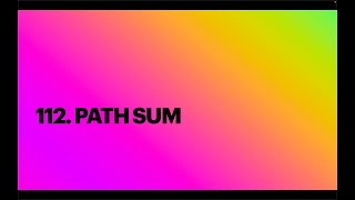 Path Sum | Leetcode 112 | Java solution | Explanation in Hindi