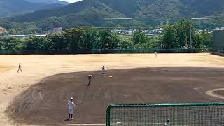 2023.7.3 敦賀気比🆚️航空石川戦で、 気比がこの試合3本目となる一発🔥を濵谷輝が放つ。