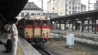 20120916撮影キハ66系＋キハ67系2両リバイバル急行日田回送門司港発車