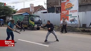 Rebutan Lapak, Dua Warga Tasikmalaya Duel Gunakan Sajam #iNewsMalam 16/11