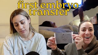 IVF: our first frozen embryo transfer