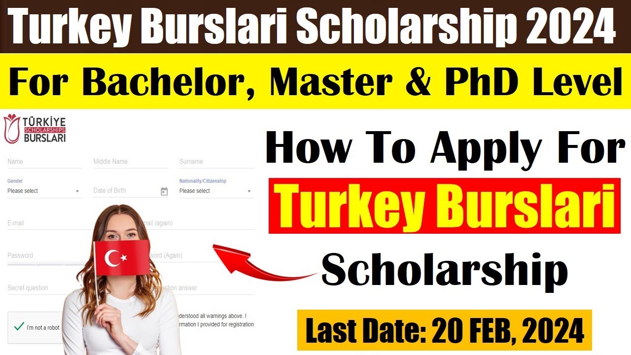 How To Apply Online For Turkey Burslari Scholarship 2024 | Fully Funded ...