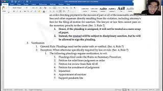 CIVIL PROCEDURE PART 11: RULE 7 AND RULE 8 PT. 1