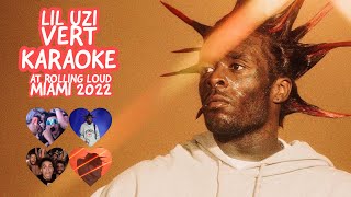 Lil Uzi Vert Karaoke at Rolling Loud Miami 2022