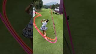 Beauty Golfer Alison Lee Awesome Swing Motion \u0026 Slow Motion,アリソン・リー 素晴らしいスイングモーションとスローモーション 2024