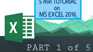 MS EXCEL: 5 min tutorial for the beginners-1/5