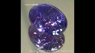 光を受けてアイオライトブルーとキラキラが増す✨アイオライトサンストーン3.859ct