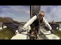 weta trimaran jibe with 3 sails