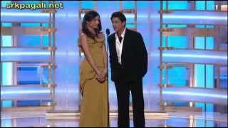 Shahrukh Khan Presenting Slumdog Millionaire At Golden Globe Awards 2009