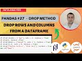 Data Cleanup in Python Pandas #27: Removing Rows and Columns