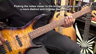 Getting Started On The 5 String Electric Bass Guitar Lesson #1 @EricBlackmonGuitar FIRST