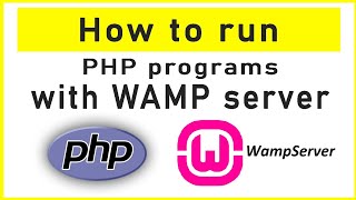 How to run php program on the web browser using WAMP server ✔ php with wamp server