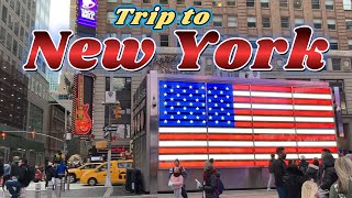 【海外旅行】ニューヨークJFK国際空港からタイムズスクエアへ【ヒルトンガーデンイン】From JFK Airport to Times Square [Hilton Garden Inn]