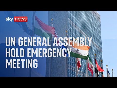 Watch Live: UN General Assembly Hold Emergency Meeting For Immediate ...