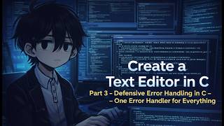 I built a text editor from scratch in C (part 3) - Defensive Error Handling