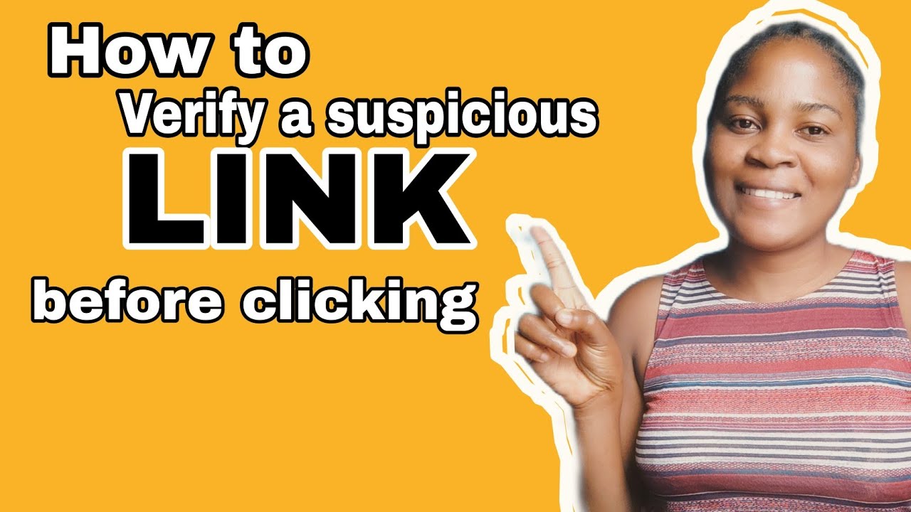 How To Verify A Link Before Clicking It Tutorial. - YouTube