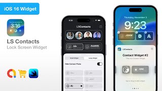 Lock Screen Contacts - iOS 16 Widget Source Code | SwiftUI Xcode Project | Download link below